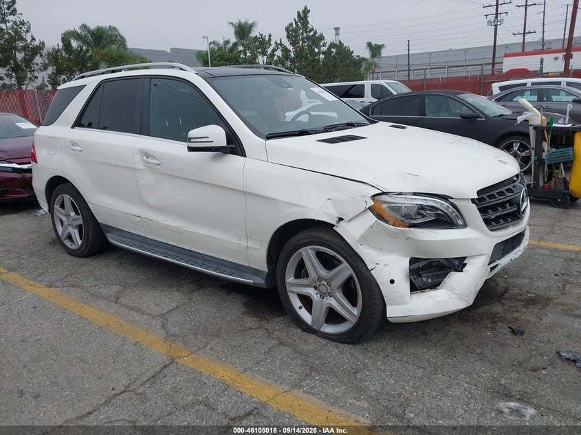 2015 MERCEDES-BENZ ML 400 4MATIC | 4JGDA5GB0FA566712 | UPCARS