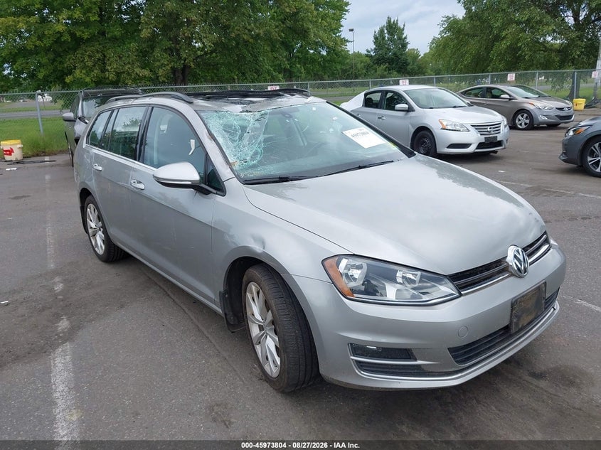 2015 VOLKSWAGEN GOLF SPORTWAGEN TSI SE 4-DOOR | 3VWC17AU0FM505320 | UPCARS