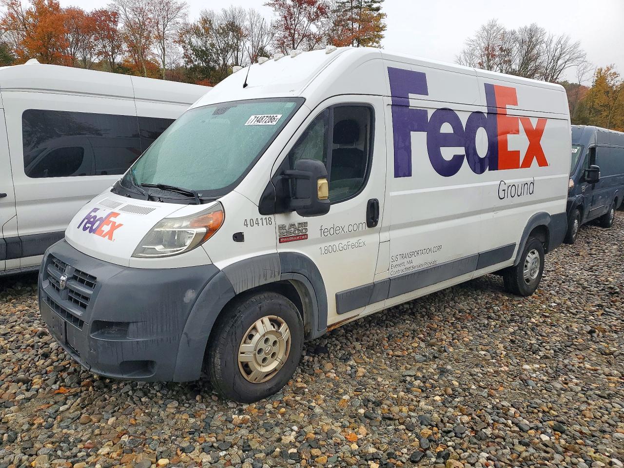 2017 RAM PROMASTER 2500 HIGH | 3C6TRVDG9HE535894 | UPCARS