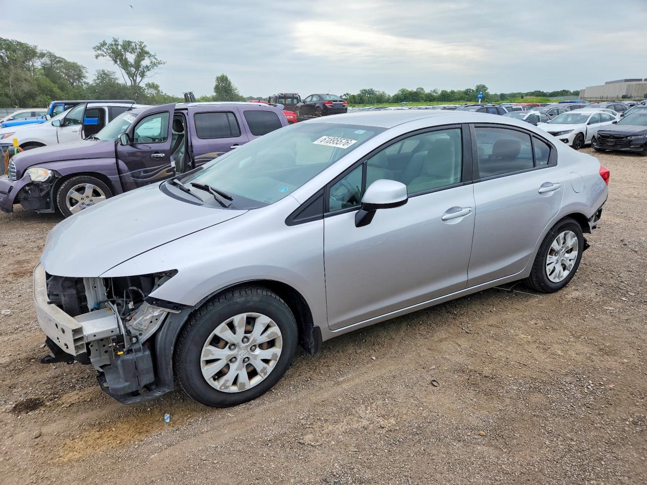 2012 HONDA CIVIC LX | 19XFB2F59CE055531 | UPCARS