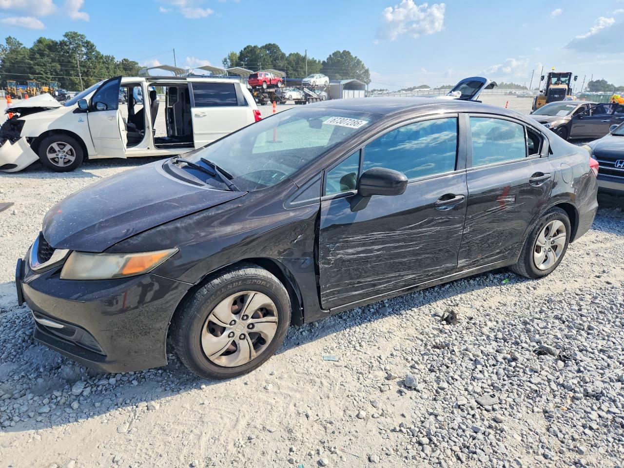 2014 HONDA CIVIC LX | 2HGFB2F50EH556249 | UPCARS