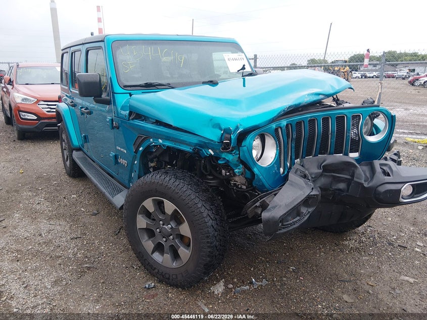 2019 JEEP WRANGLER UNLIMITED SAHARA 4X4 | 1C4HJXENXKW618228 | UPCARS