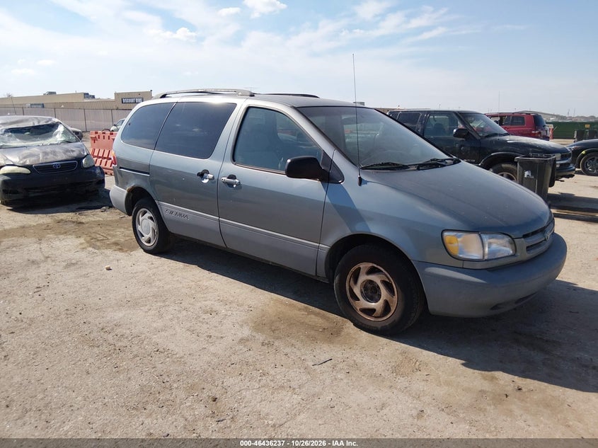 1999 TOYOTA SIENNA LE | 4T3ZF13C3XU159618 | UPCARS