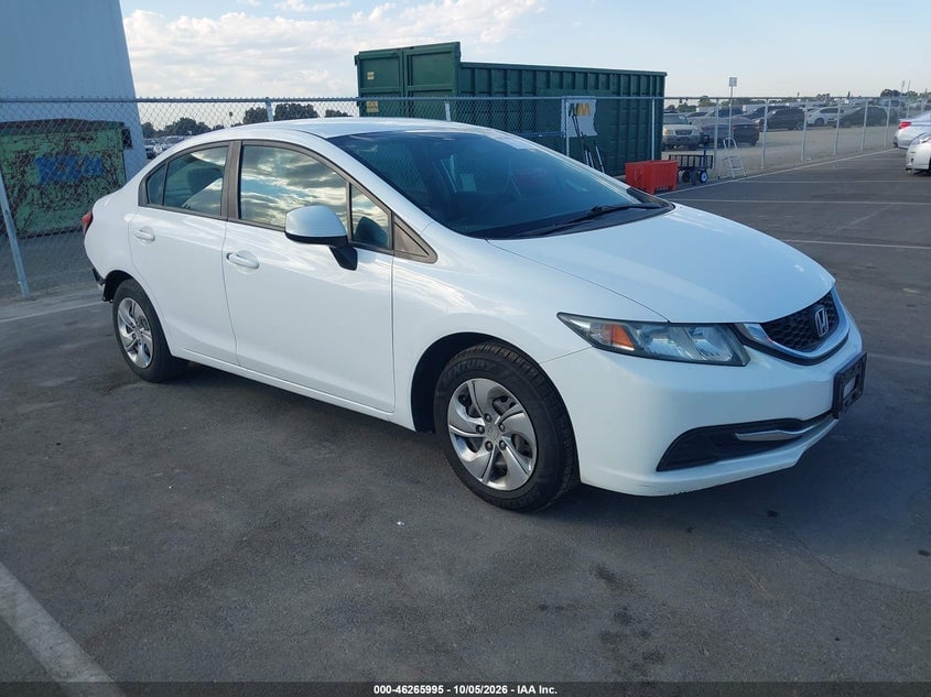 2013 HONDA CIVIC LX | 19XFB2F51DE281502 | UPCARS