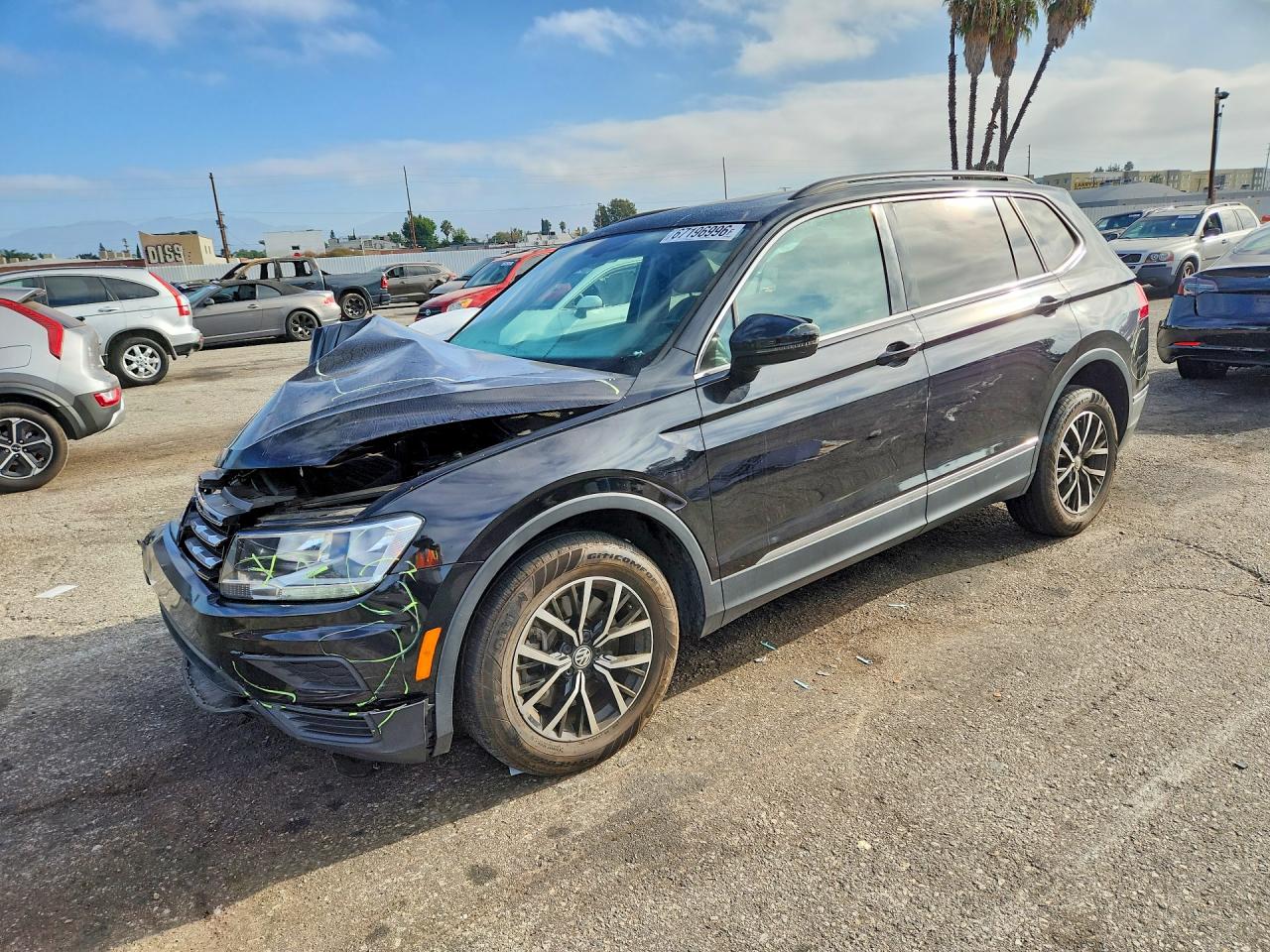 2021 VOLKSWAGEN TIGUAN SE | 3VV3B7AX9MM013622 | UPCARS