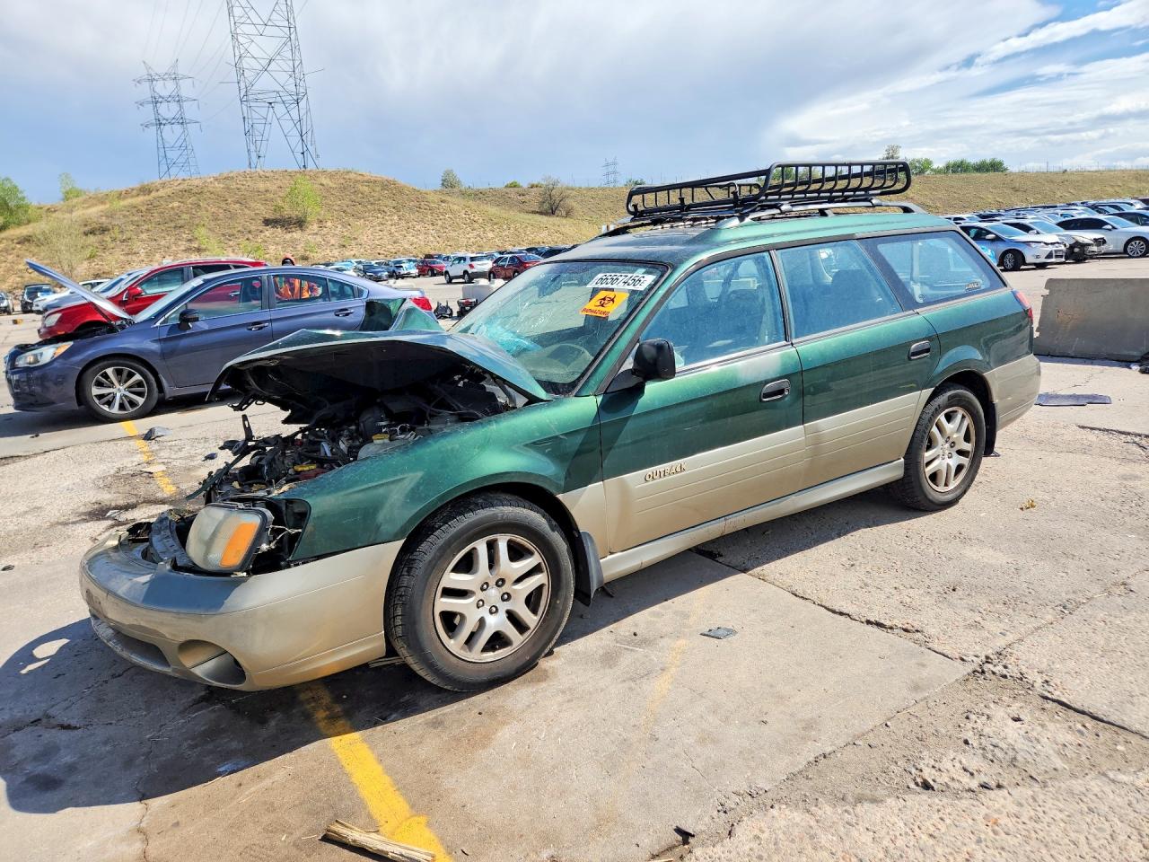 2002 SUBARU LEGACY OUTBACK | 4S3BH665927652150 | UPCARS