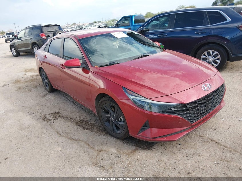 2021 HYUNDAI ELANTRA HYBRID BLUE | KMHLM4AJ8MU012164 | UPCARS