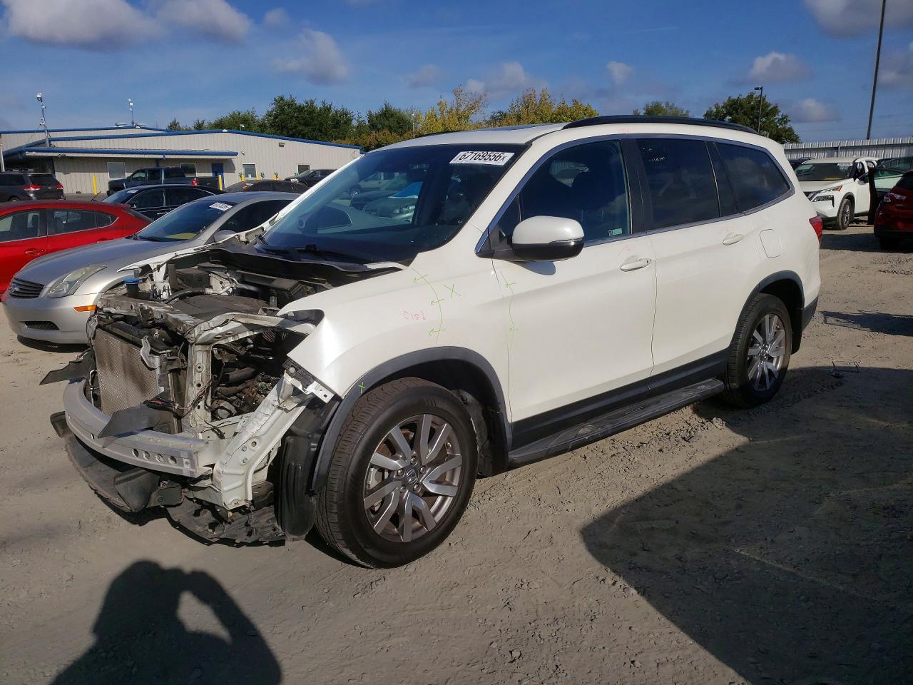 2019 HONDA PILOT EXL | 5FNYF6H57KB030251 | UPCARS