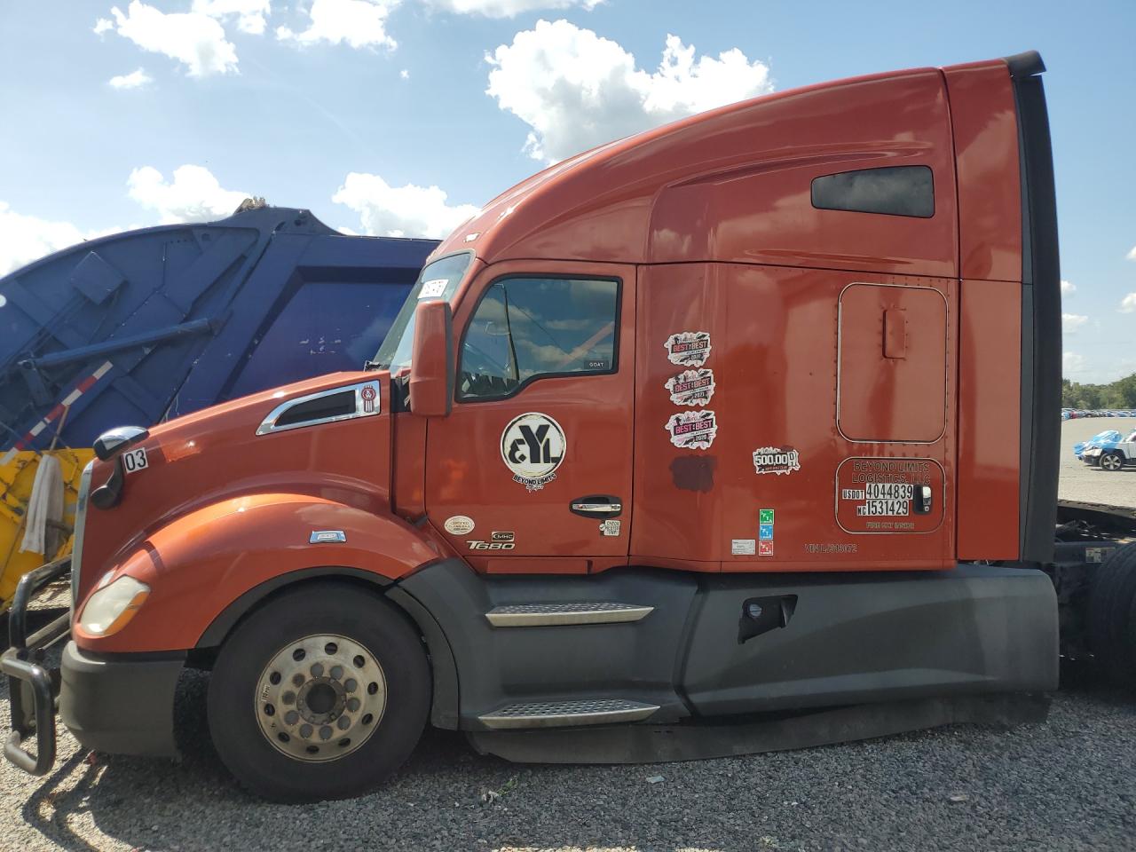 2020 KENWORTH T680 SEMI TRUCK | 1XKYDP9X6LJ313072 | UPCARS