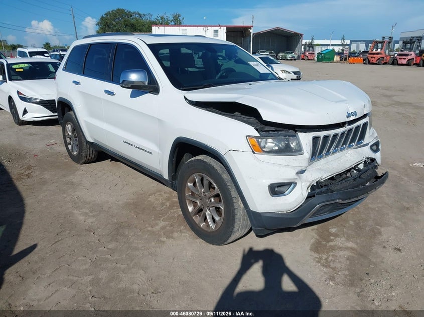 2016 JEEP GRAND CHEROKEE LIMITED | 1C4RJEBG2GC412375 | UPCARS