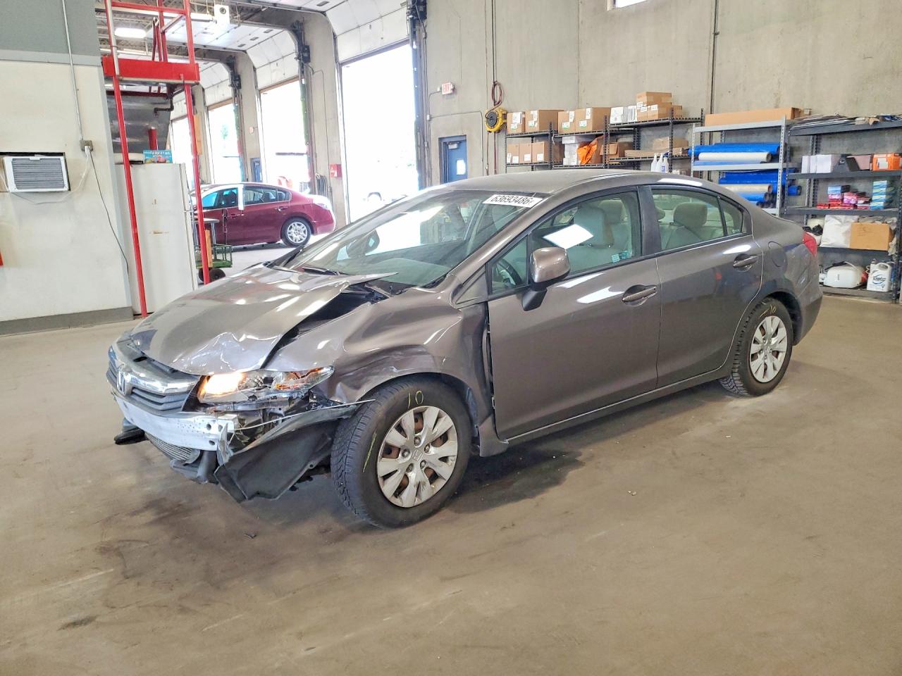 2012 HONDA CIVIC LX | 19XFB2F50CE390886 | UPCARS