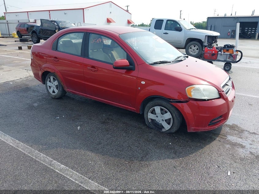 2008 CHEVROLET AVEO LS | KL1TD56698B017803 | UPCARS