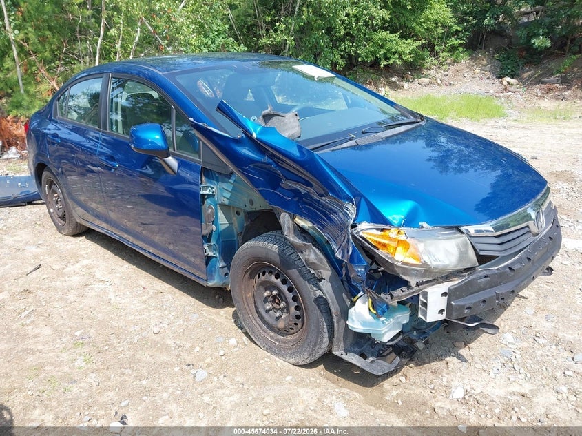 2012 HONDA CIVIC LX | 2HGFB2F54CH578977 | UPCARS