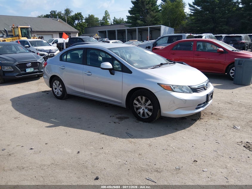 2012 HONDA CIVIC LX | 19XFB2F50CE056745 | UPCARS