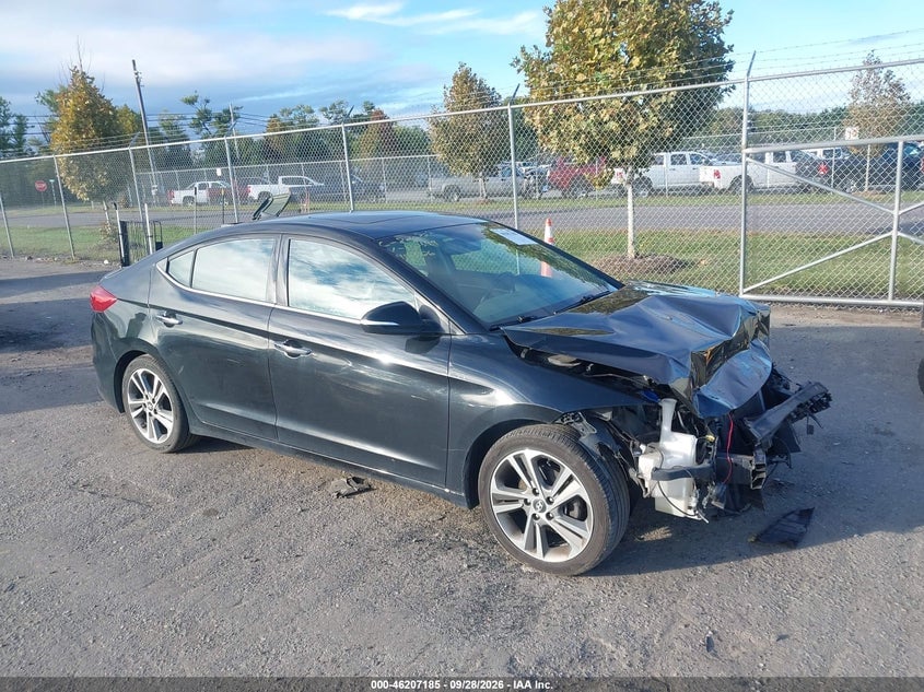 2017 HYUNDAI ELANTRA LIMITED | 5NPD84LF0HH130599 | UPCARS