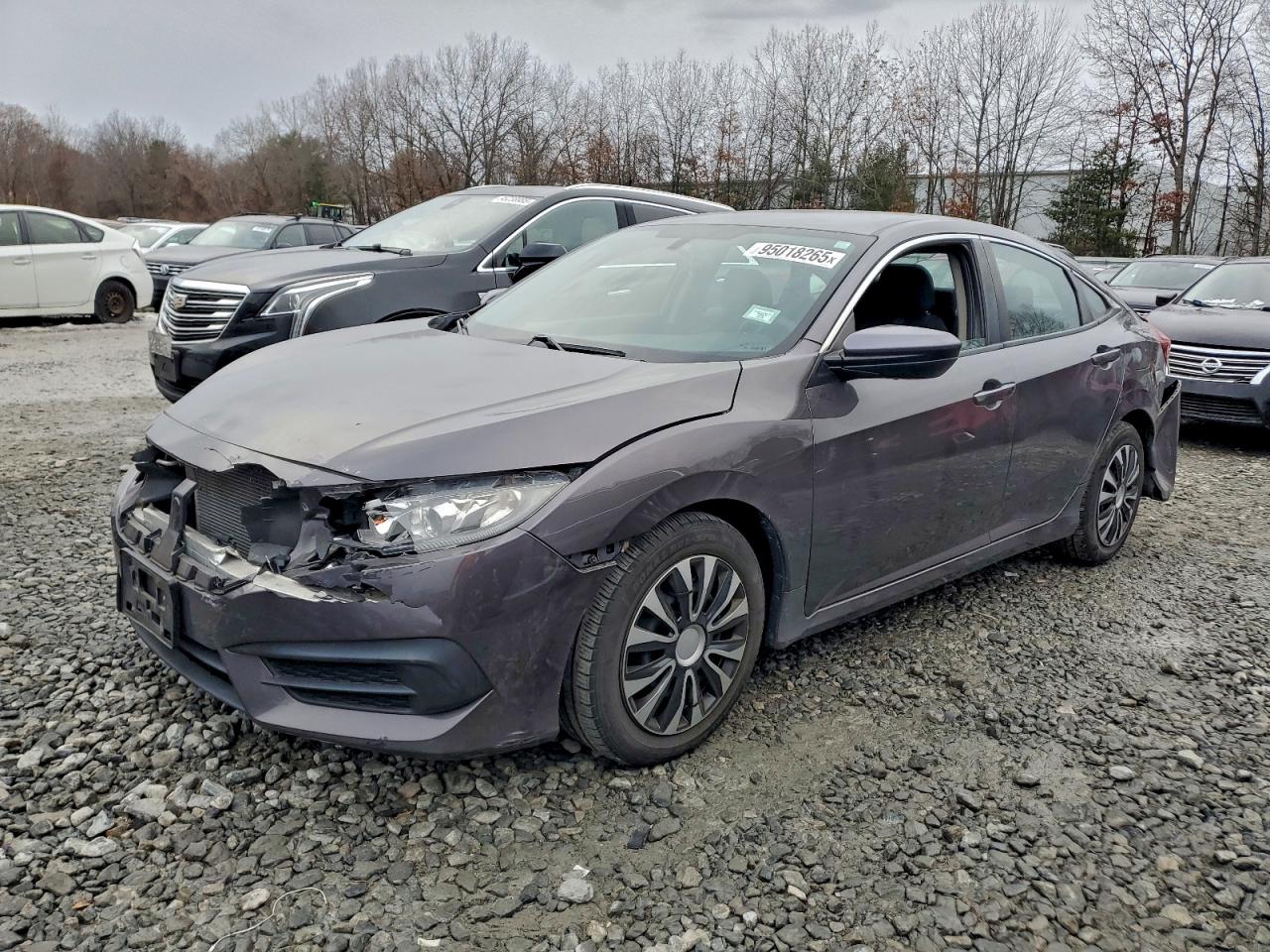 2017 HONDA CIVIC LX | 19XFC2F58HE222868 | UPCARS