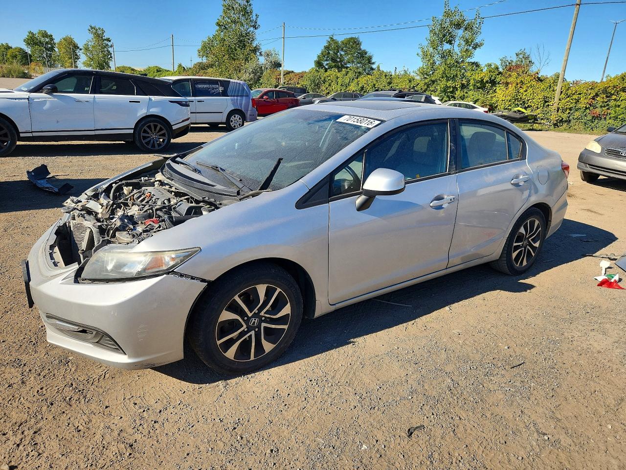 2015 HONDA CIVIC LX | 2HGFB2F50FH041723 | UPCARS