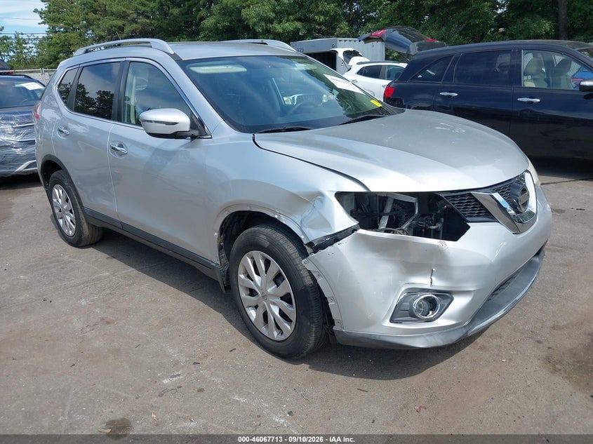 2016 NISSAN ROGUE SV | KNMAT2MT2GP603643 | UPCARS