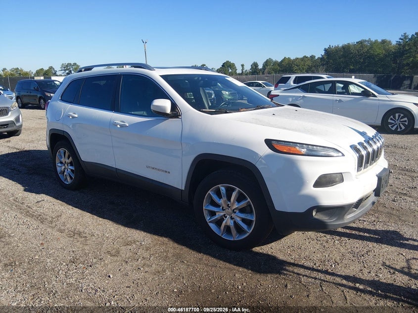 2016 JEEP CHEROKEE LIMITED | 1C4PJMDB7GW268694 | UPCARS