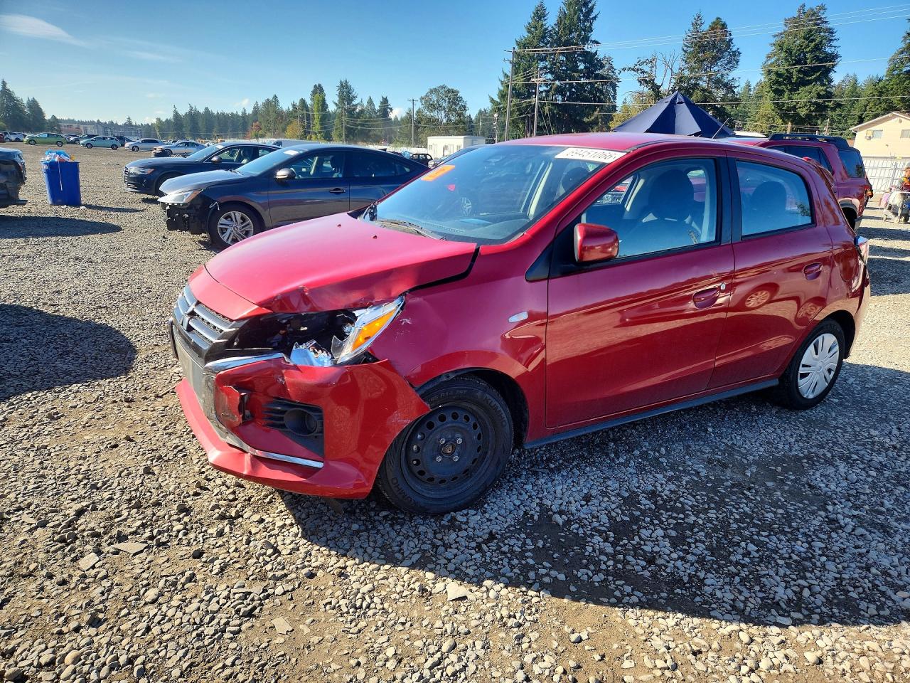 2021 MITSUBISHI MIRAG ES | ML32AUHJ3MH003169 | UPCARS