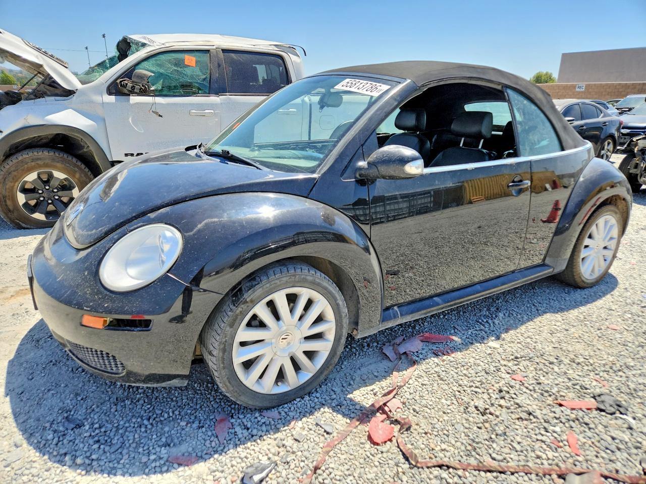 2008 VOLKSWAGEN BEETLE CONVERTIBLE SE | 3VWRG31YX8M411324 | UPCARS