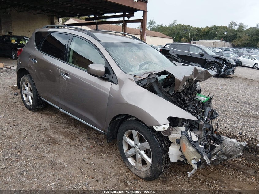 2009 NISSAN MURANO S | JN8AZ18W39W115859 | UPCARS