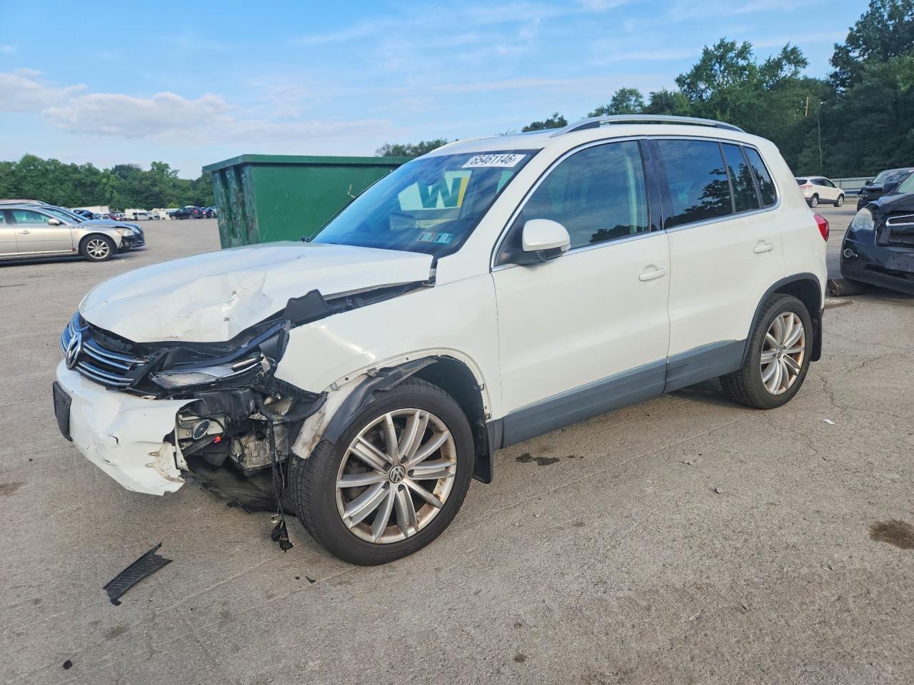 2015 VOLKSWAGEN TIGUAN S | WVGBV7AX7FW583943 | UPCARS