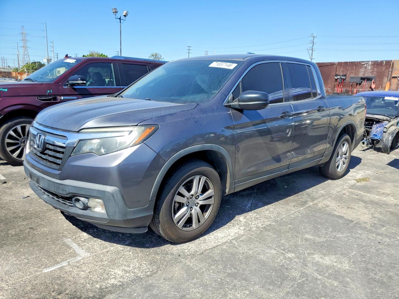 2017 HONDA RIDGELINE RT | 5FPYK2F23HB010124 | UPCARS