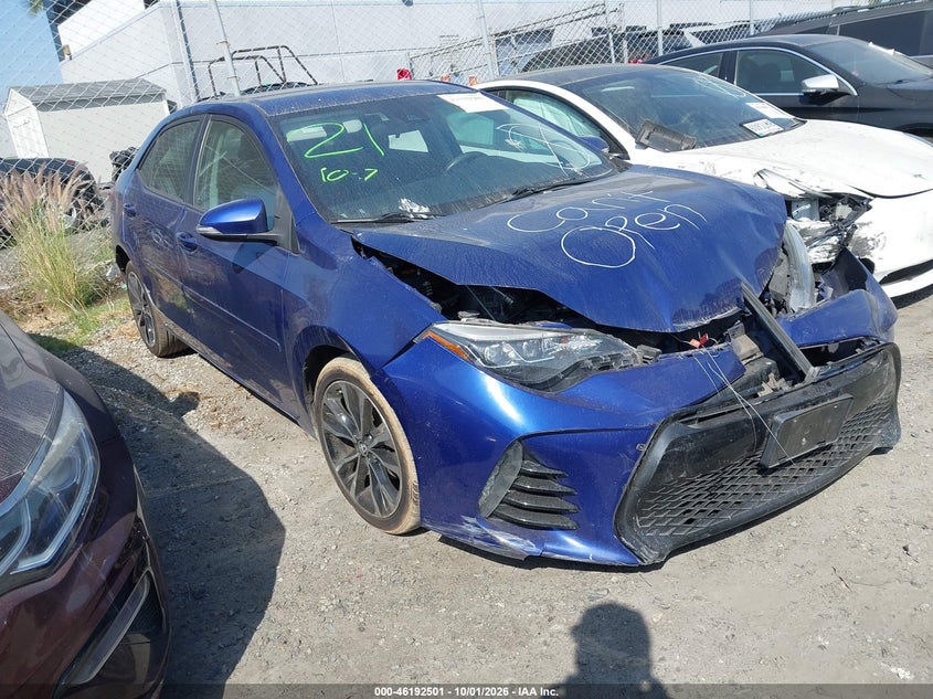 2017 TOYOTA COROLLA SE | 2T1BURHEXHC854223 | UPCARS