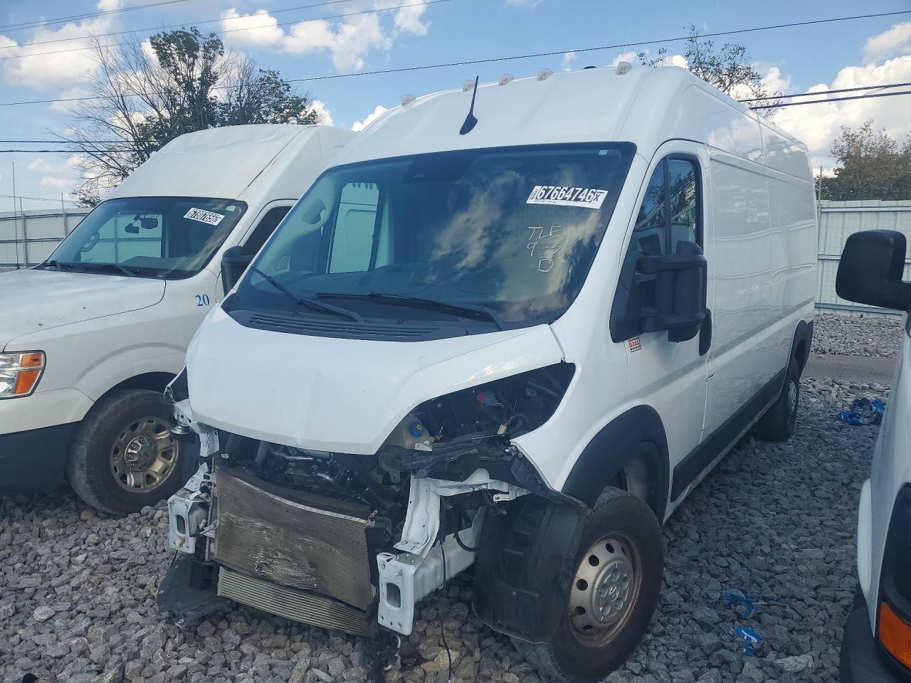 2023 RAM PROMASTER 2500 HIGH | 3C6LRVDGXPE578199 | UPCARS
