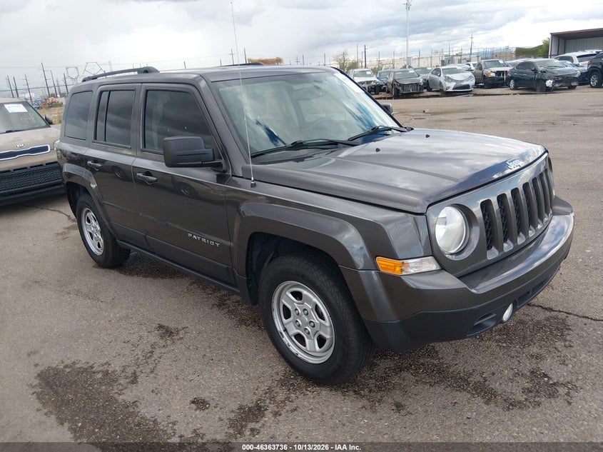 2017 JEEP PATRIOT SPORT FWD | 1C4NJPBB5HD172734 | UPCARS