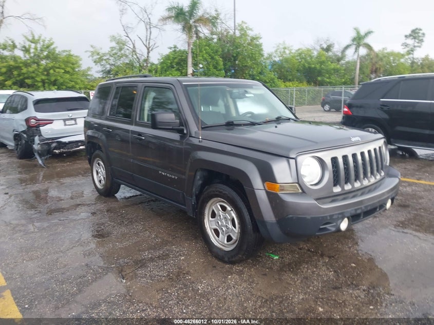 2016 JEEP PATRIOT SPORT | 1C4NJPBA0GD776519 | UPCARS
