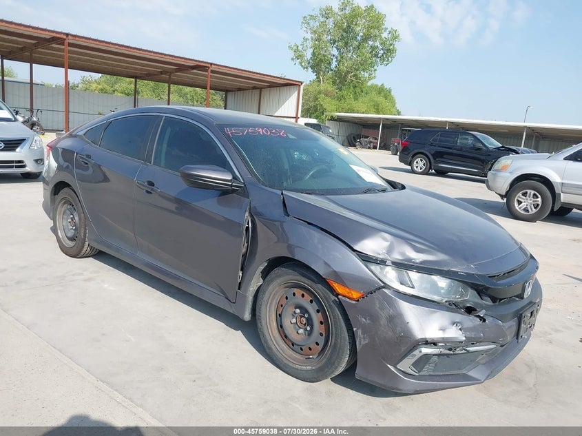 2019 HONDA CIVIC LX | 19XFC2F66KE025746 | UPCARS