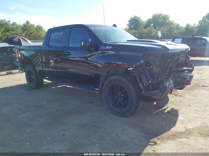 2022 CHEVROLET SILVERADO 1500 LT TRAIL BOSS | 3GCUDFEDXNG636898 | UPCARS