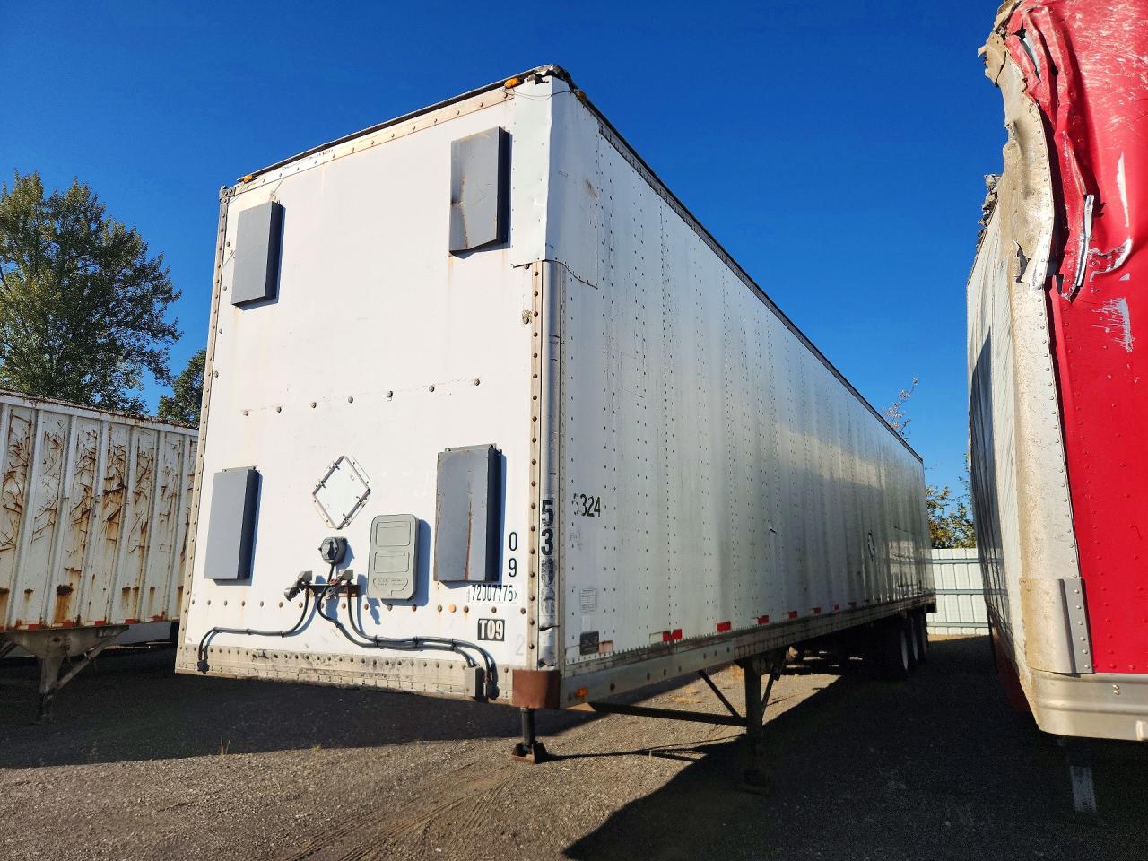 1992 ALLOY UNKNOWN ATVT-53-3 DRY VAN TRAILER | 1ALSD0388NS920399 | UPCARS