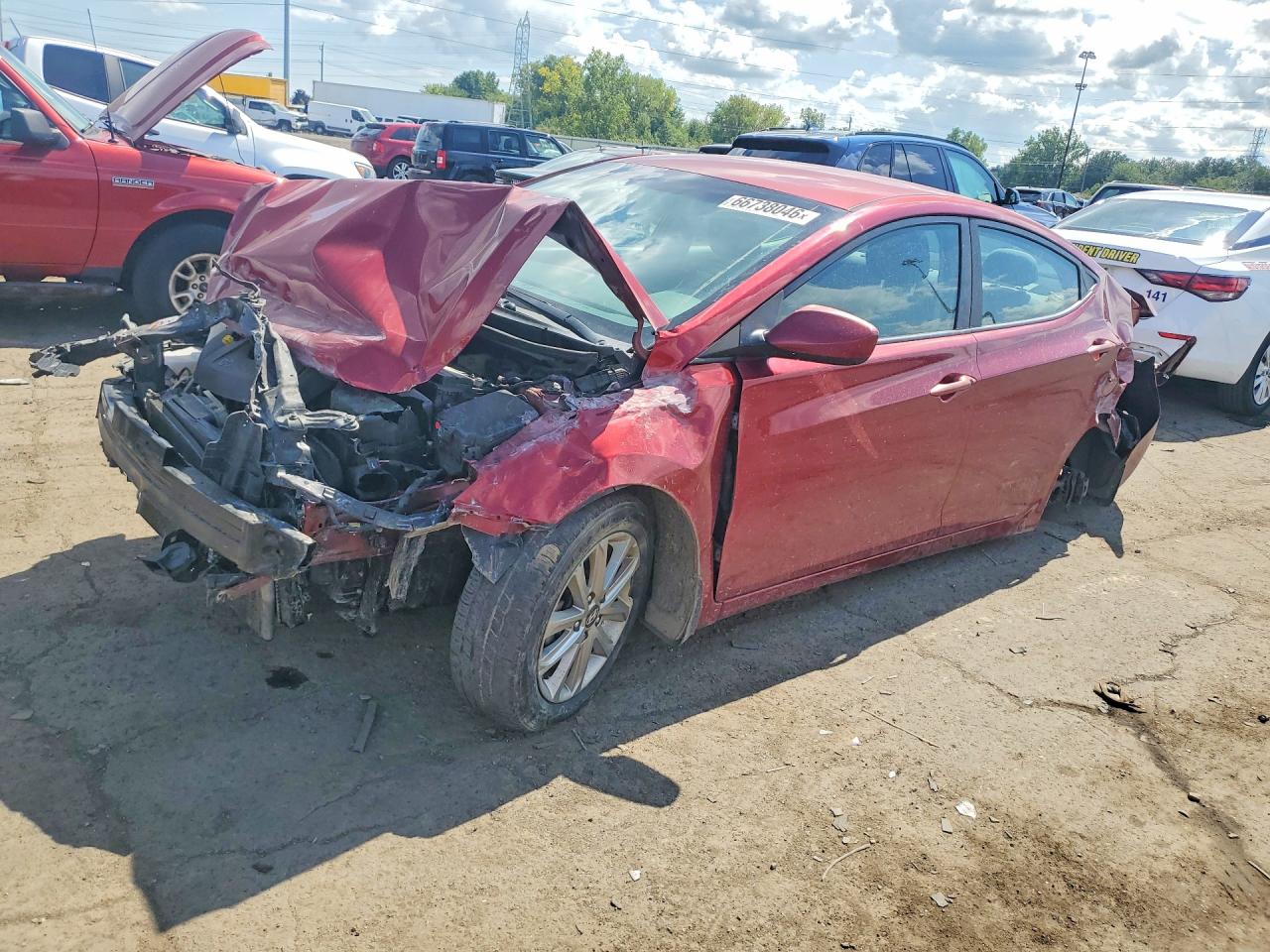 2016 HYUNDAI ELANTRA SE | 5NPDH4AE8GH735107 | UPCARS