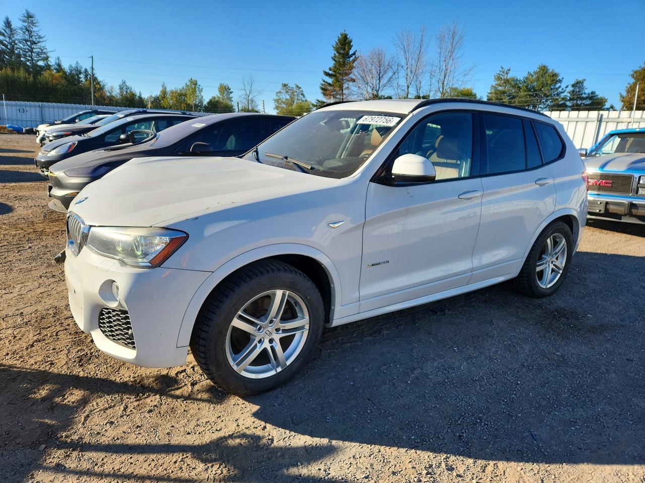 2016 BMW X3 XDRIVE28I | 5UXWX9C54G0D65665 | UPCARS