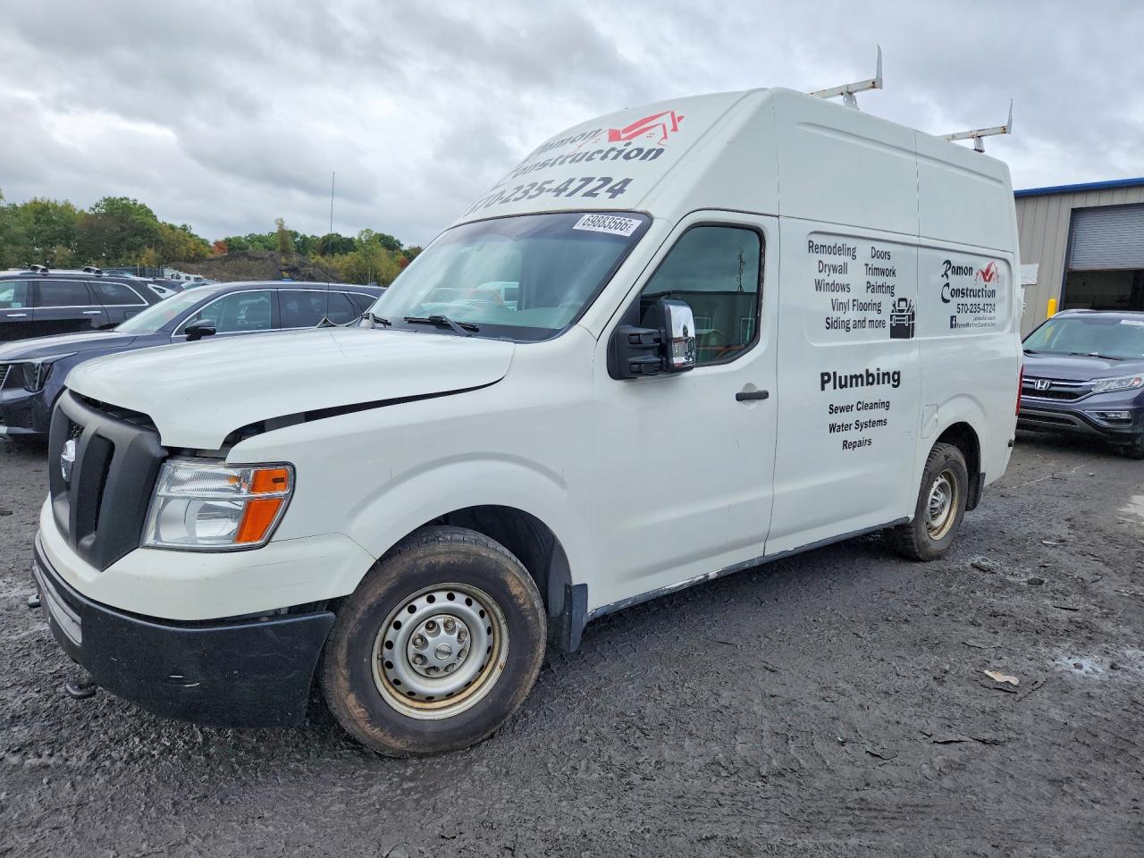 2014 NISSAN NV 2500 HD S | 1N6AF0LYXEN101851 | UPCARS