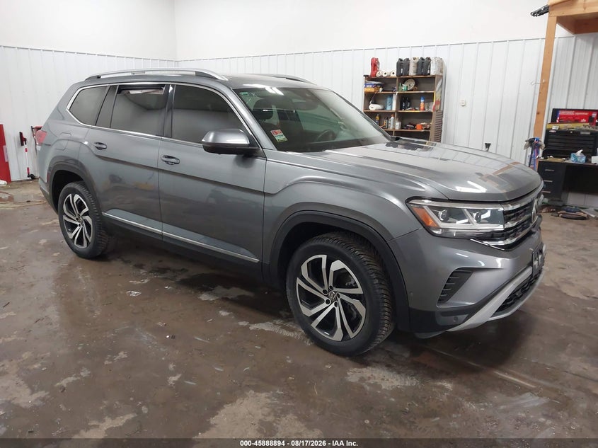 2021 VOLKSWAGEN ATLAS 3.6L V6 SEL PREMIUM | 1V2TR2CA9MC537682 | UPCARS