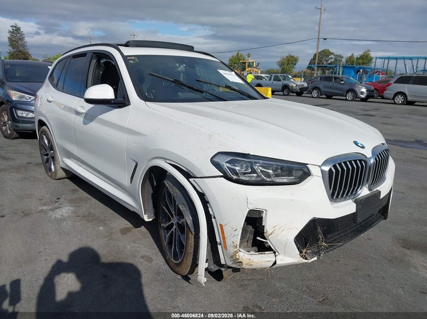2022 BMW X3 XDRIVE30I | 5UX53DP06N9K84424 | UPCARS