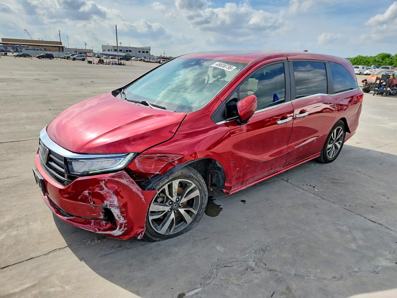 2022 HONDA ODYSSEY TOURING | 5FNRL6H83NB058253 | UPCARS