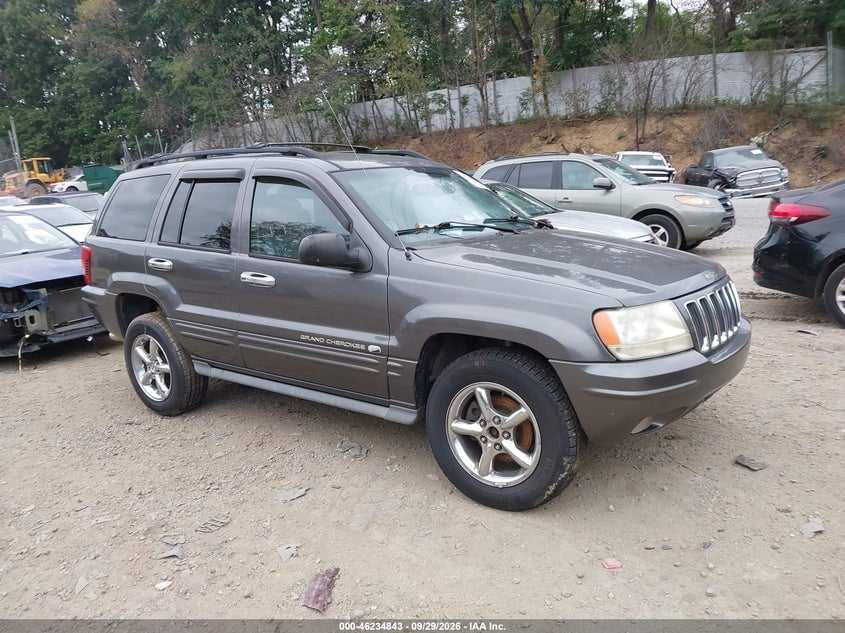 2002 JEEP GRAND CHEROKEE OVERLAND | 1J8GW68J62C221447 | UPCARS