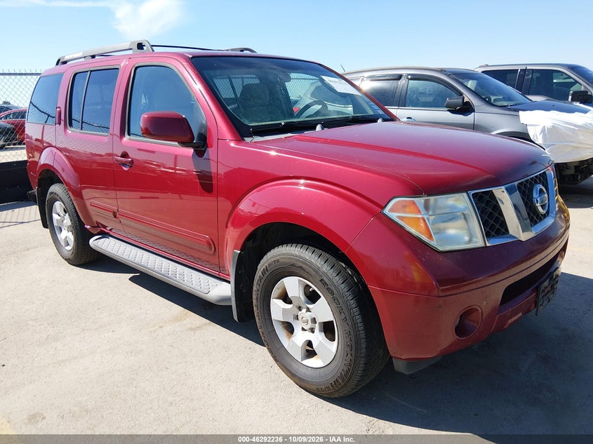 2007 NISSAN PATHFINDER SE | 5N1AR18U97C601662 | UPCARS