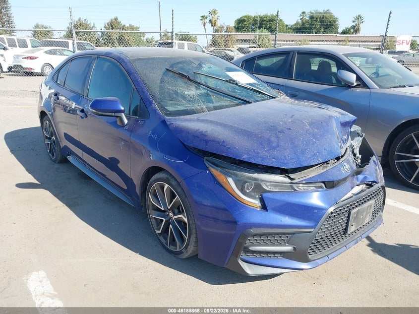 2022 TOYOTA COROLLA SE | 5YFP4MCE1NP112577 | UPCARS