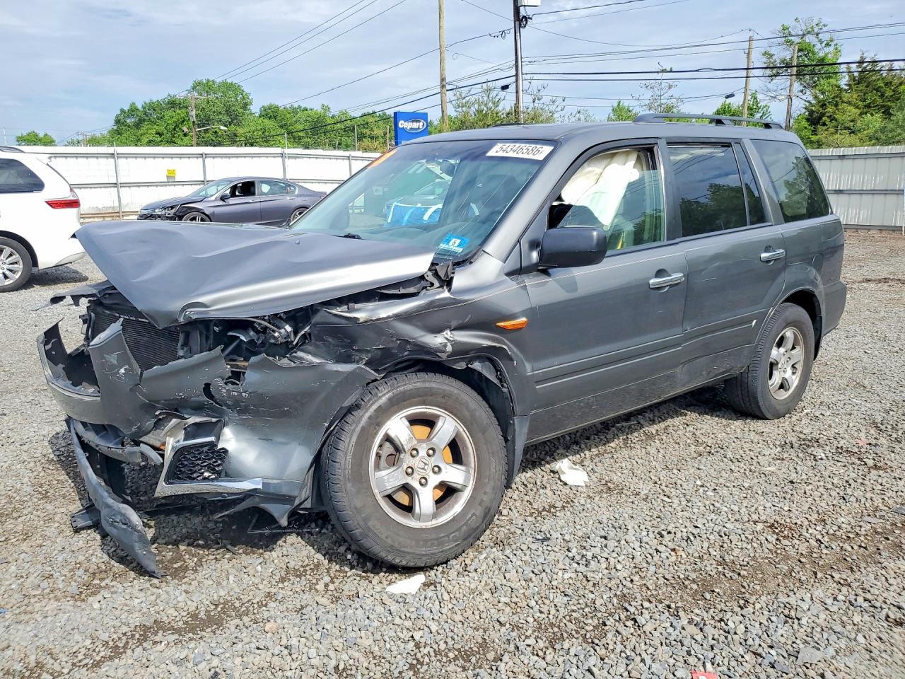 2007 HONDA PILOT EXL | 2HKYF18747H528548 | UPCARS