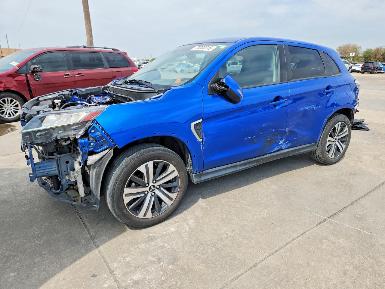 2021 MITSUBISHI OUTLANDER ES | JA4ARUAU3MU011103 | UPCARS
