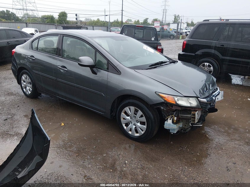 2012 HONDA CIVIC LX | 19XFB2F57CE005050 | UPCARS