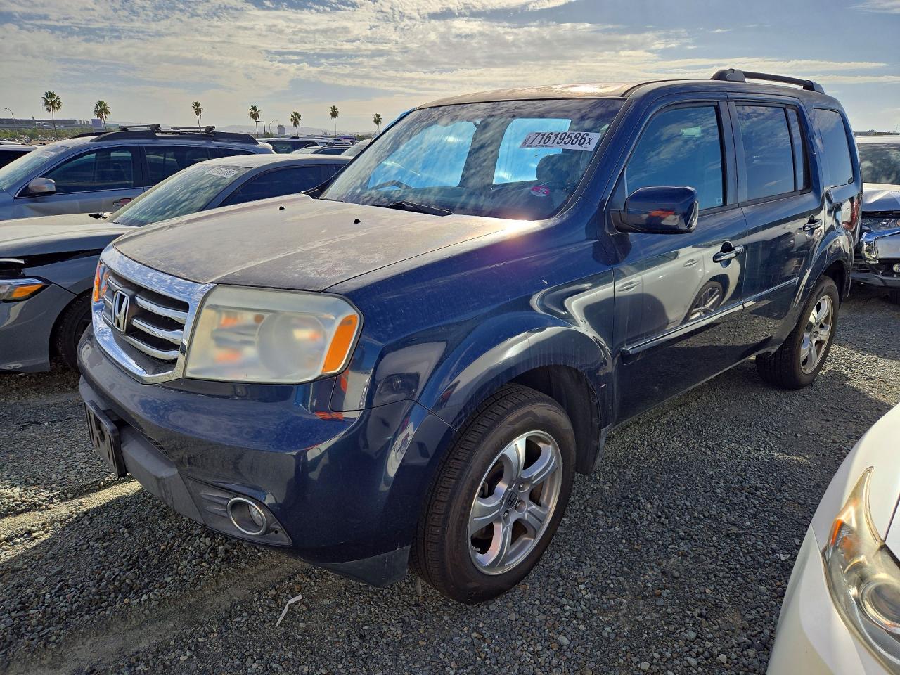 2012 HONDA PILOT EX | 5FNYF3H49CB002734 | UPCARS