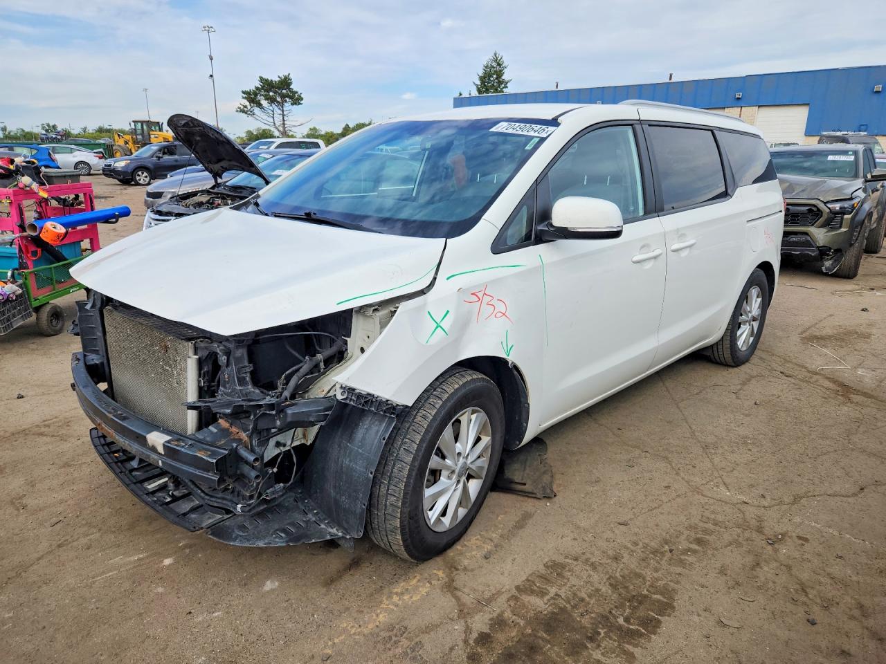 2016 KIA SEDONA LX | KNDMB5C10G6100460 | UPCARS