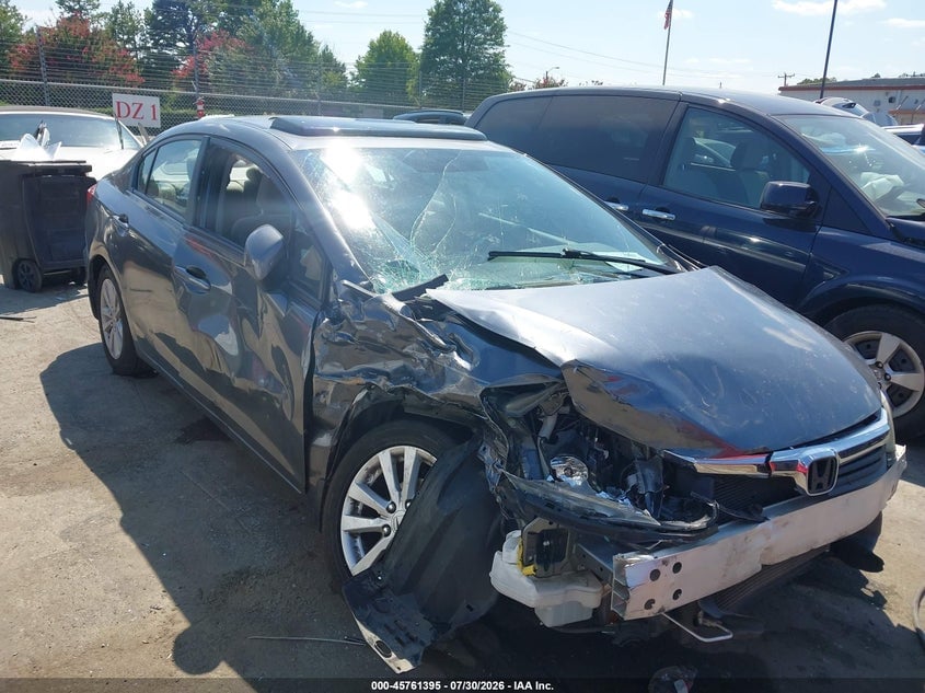 2012 HONDA CIVIC EX | 19XFB2F81CE046039 | UPCARS